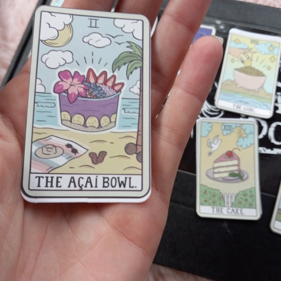 😵Witchy & artfully odd Tarot card sticker pack of 10! - Picture 2 of 8